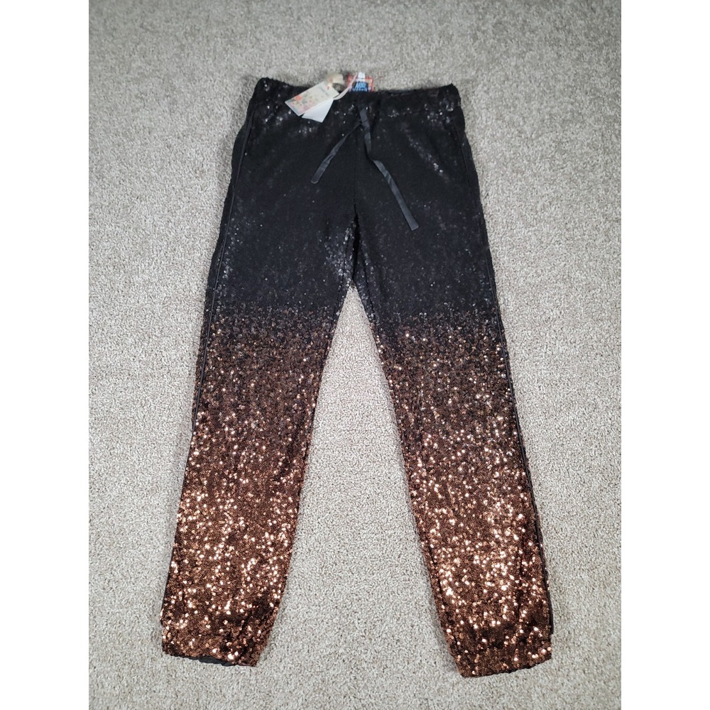 Johnny Was Jett Ombre Sequin Straight Leg Pull On Jogger XS Womens NWT $350
